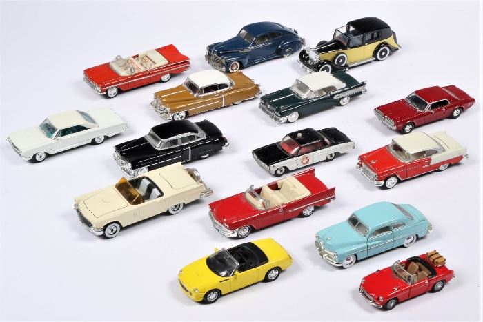 A Great Collection Of Fifteen 4"-5" Die Cast Models: Corgi, Ertl, Western And More