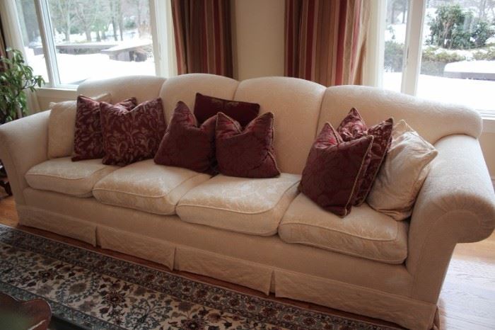 Sofa with Decorative Pillows