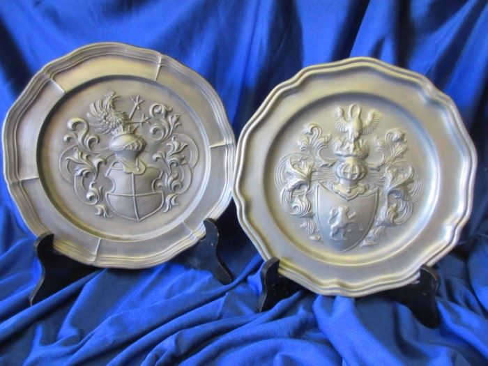 Vintage Pewter cultural wall decor