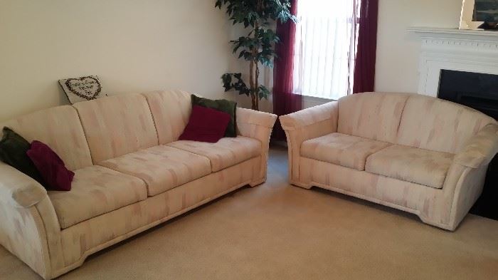 Sofa and Loveseat - very comfortable!