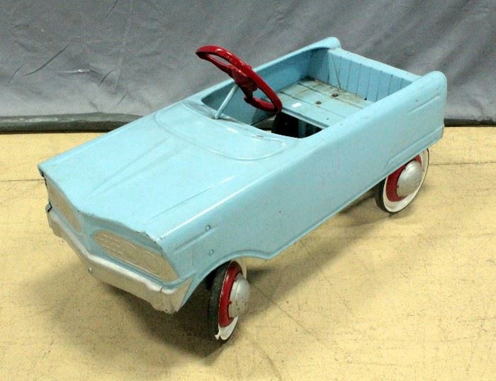 Vintage Murray Metal T-Bird Children's Pedal Car, 31"L x 14"W x 12"H