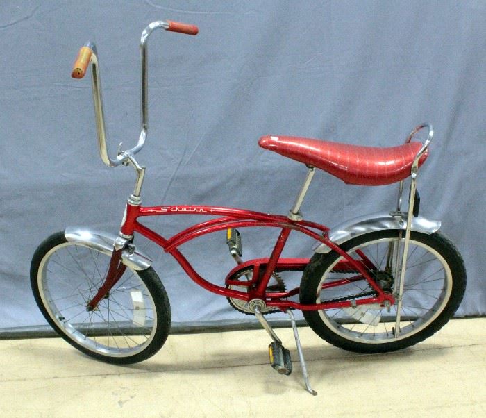 1960's Schwinn Stingray Bicycle, Original Muscle Banana Seat