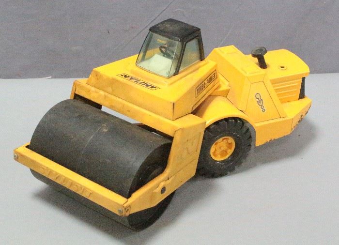 Nylint Pressed Steel Turbo-Power Truck with Hopper Dumper and Turbo-Power Steam Roller