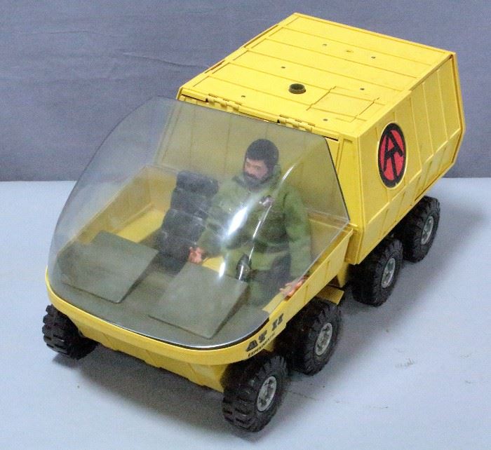 1972 GI Joe Adventure Team AT II Experimental Mobile Support Vehicle with Accessories and GI Joe Adventure Team Action Figure