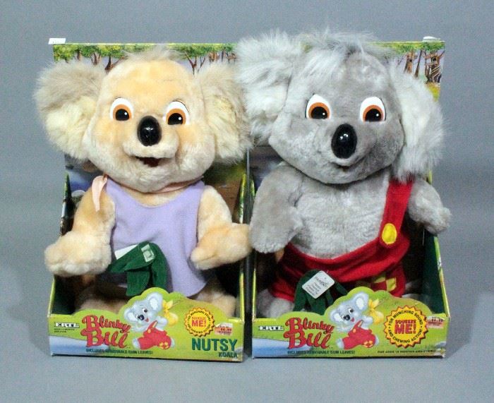 Ertl Blinky Bill and Nutsy Koala Dolls, New In Packaging