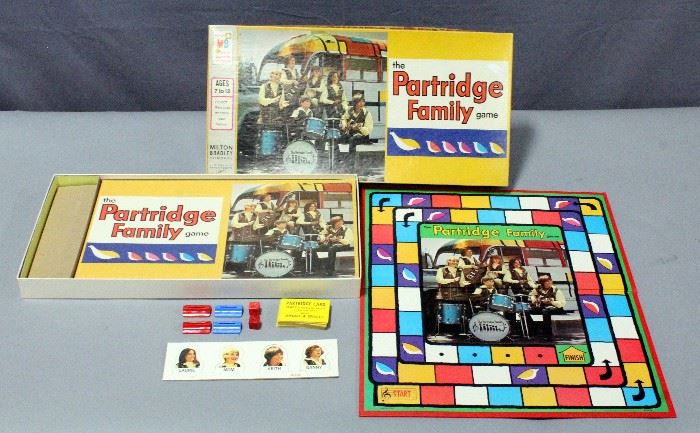 1971 Milton Bradley The Partridge Family Game, Appears New and Complete in Box