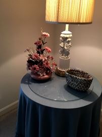Cute Table and Porcelain Lamp...