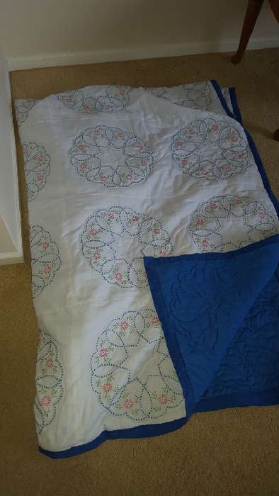 embroidered quilt  $45