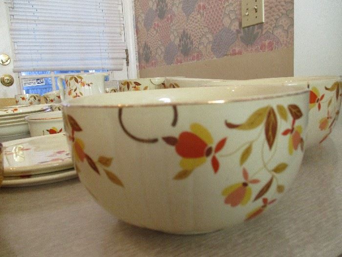 Hall's serving bowls.