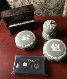 Wedgewood and other collectibles.