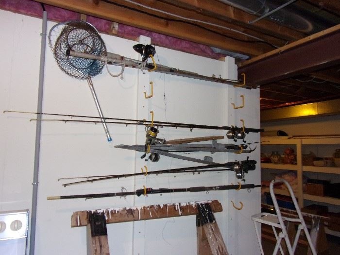 Fishing poles and gear