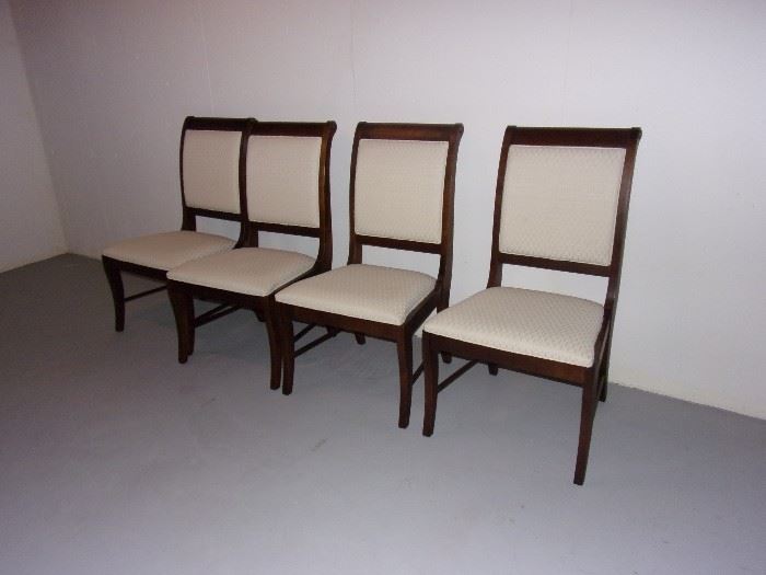 Broyhill Upholstered four dining room chairs