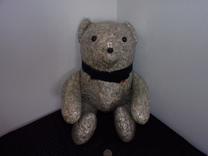 Teddy bear filled with shredded money!