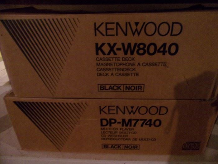 Kenwood cassette deck, Kenwood multi-cd player
