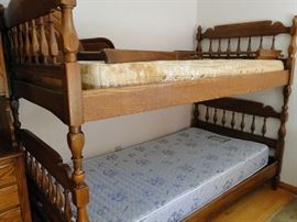 Bunk Beds with ladder and side rails