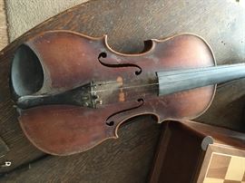 Stradivarius violin needs TLC, marked inside