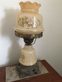 Vintage glass lamp