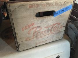 Pepsi Cola wood box