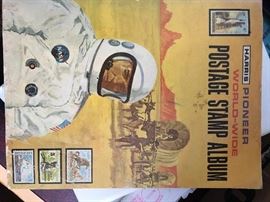 Vintage stamp album, not full