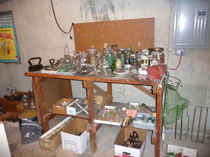 Workbench and Glassware
