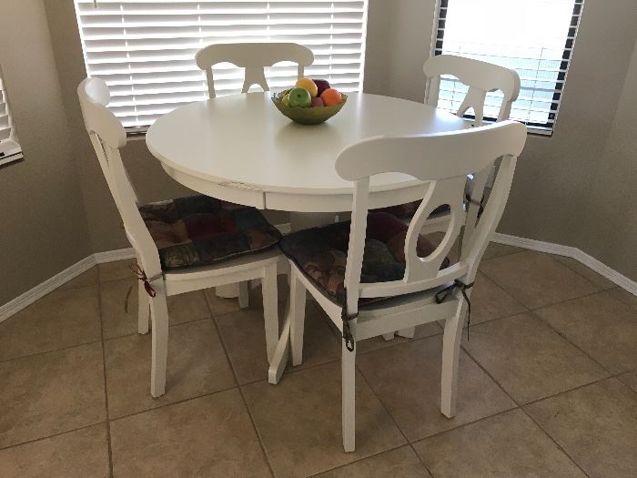 Kitchen table with cushions