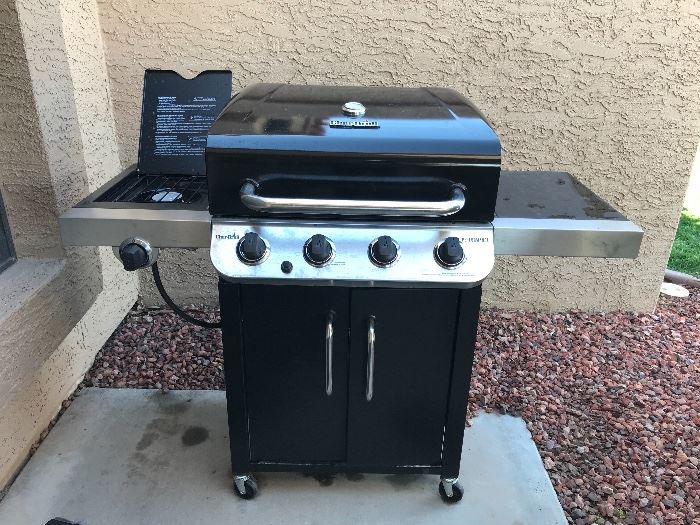 Charbroil for burner with sideburner gas grill one year old .