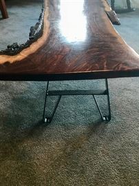 Reclaimed Coffee Table Highly Figured Black Walnut Live Edge  $875 + S/H available