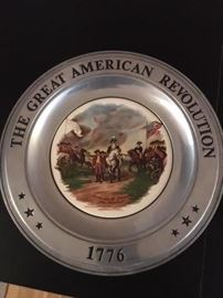 American Revolution collector plate