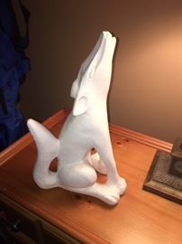 Coyote statue