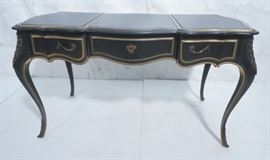 Lot 53 DREXEL Ebonized French Provincial Writing Desk. I