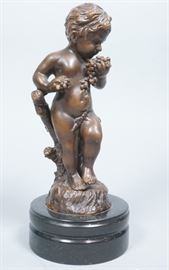 Lot 112 After Moreau Figural Vintage Bronze Statue. Bacch