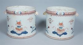 Lot 154 2 Antique Chinese Export Wine Coolers