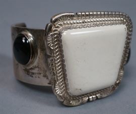 Lot 182 Sterling Silver Native Indian CA WIN Cuff Bracele