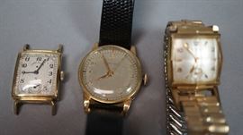 Lot 208 Lot 3 Vintage Mens Wrist Watches. GRUEN Verithi