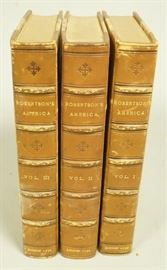 Lot 328 3 Volumes 1792 Robertson, History of America, Map