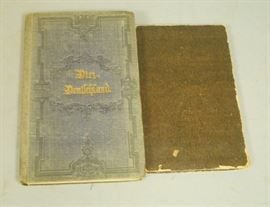 Lot 336 2 19th Century folding maps Germany  South Afric