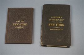 Lot 355 2 Colton Pocket Maps, State of New York 1856 and 