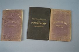 Lot 360 3 Pennsylvania Pocket Maps, Two 1857 and one Town