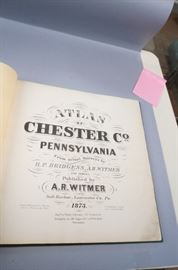 Lot 366 1873 Witmer Atlas of Chester County Pennsylvania,