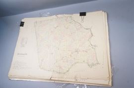 Lot 368 Lot of 60  Maps of Chester County PA