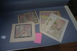 Lot 373 5 City Plans, Mid 19th Century Including New Orle