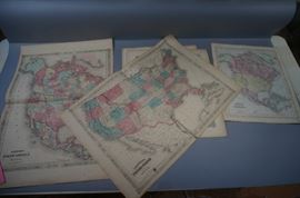 Lot 380 7  19th Century Maps of North America