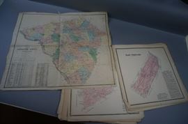 Lot 385 15 pcs Maps of Lancaster  Chester County Pennsyl