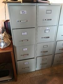 2 4 drawer filing cabinets