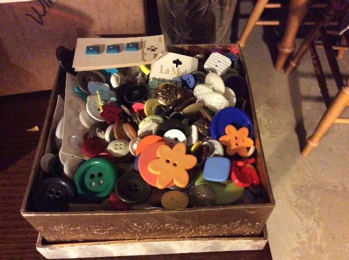 Box of buttons 