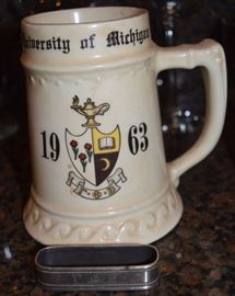 Gamma Phi Beta Mug and sterling piece