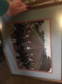 ANOTHER RACING FRAMED  PHOTO