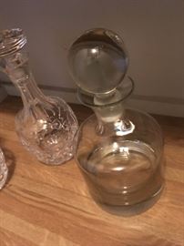 MORE DECANTERS ALL WITH GROUND STOPPERS!!