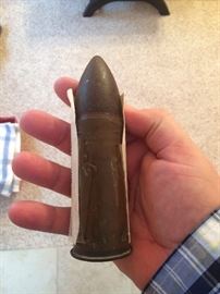 World War One bullet -removed by family