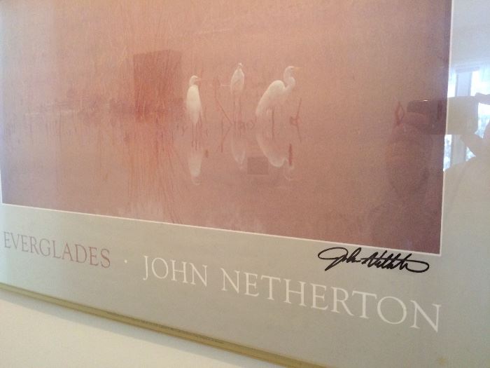 John Netherton signed Everglades print